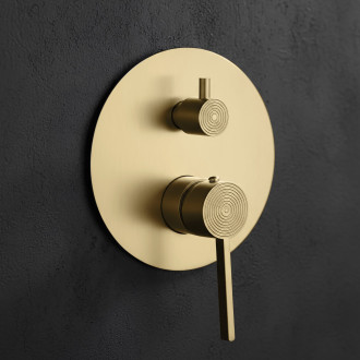 Podomítková sprchová sada Rea Foster Brush Gold + BOX