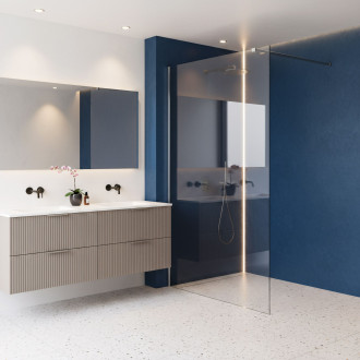 Sprchová zástěna Rea Flexi Transparent / Chrome 130