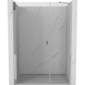 Sprchové dveře Mexen Mist-B s otočnými dveřmi 95 cm, průhledné, chrom - 8A2-095-001-01-00