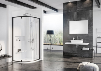 Ravak PSKK3-90 satin+Transparent 37677U00Z1