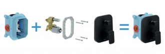 Ravak TD F 065.20 Podomítková s přepínačem pro R-box, black X070158