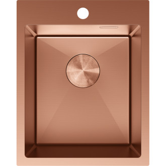 Jednodřezový ocelový dřez Mexen Solix 400 x 500 mm, měď - 6406401000-65