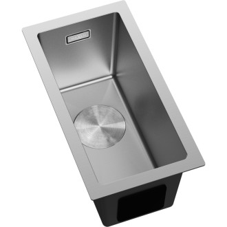 Jednodřezový ocelový dřez Mexen Trixo 230 x 440 mm, nerezová ocel - 6411221000-01