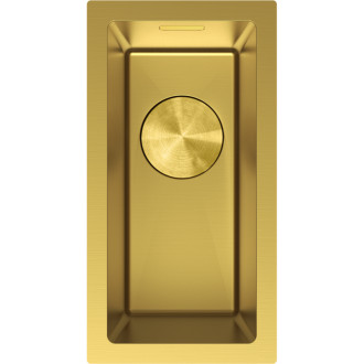 Jednodřezový ocelový dřez Mexen Trixo 230 x 440 mm, zlatý - 6411221000-55