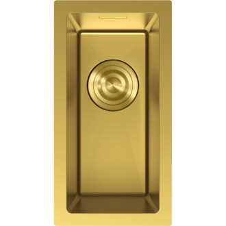 Jednodřezový ocelový dřez Mexen Trixo 230 x 440 mm, zlatý - 6411221000-55