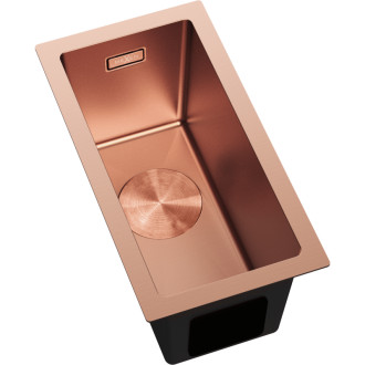 Jednodřezový ocelový dřez Mexen Trixo 230 x 440 mm, měď - 6411221000-65