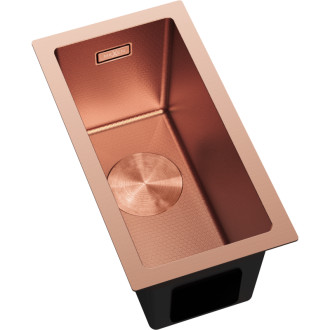 Jednodřezový ocelový dřez Mexen Trixo 230 x 440 mm, měděná HC - 6411221000-65HC