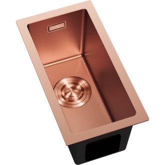 Jednodřezový ocelový dřez Mexen Trixo 230 x 440 mm, měděná HC - 6411221000-65HC