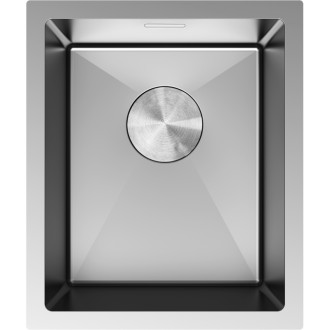 Jednodřezový ocelový dřez Mexen Trixo 370 x 440 mm, nerezová ocel - 6412371000-01