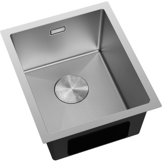 Jednodřezový ocelový dřez Mexen Trixo 370 x 440 mm, nerezová ocel HC - 6412371000-01HC