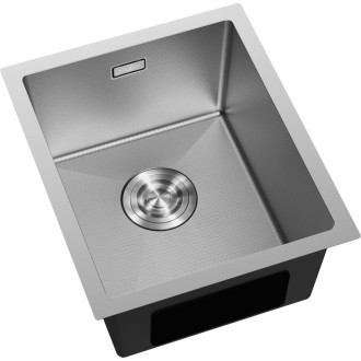 Jednodřezový ocelový dřez Mexen Trixo 370 x 440 mm, nerezová ocel HC - 6412371000-01HC