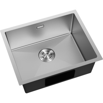 Jednodřezový ocelový dřez Mexen Trixo 540 x 440 mm, nerezová ocel - 6414541000-01