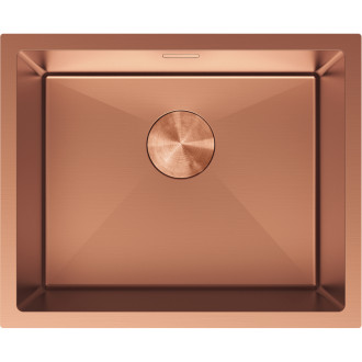 Mexen Trixo zlewozmywak stalowy 1-komorowy 540 x 440 mm, miedź - 6414541000-65