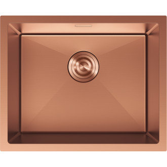 Mexen Trixo zlewozmywak stalowy 1-komorowy 540 x 440 mm, miedź - 6414541000-65