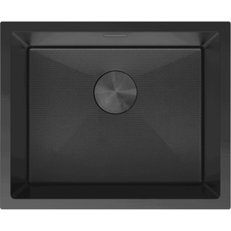 Mexen TRIXIO ocelový jednodřez 540 x 440 mm, černá HC 6414541000-70HC