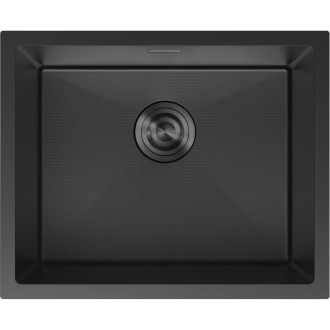 Mexen TRIXIO ocelový jednodřez 540 x 440 mm, černá HC 6414541000-70HC