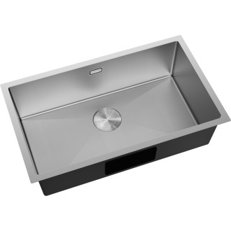 Jednodřezový ocelový dřez Mexen Trixo 750 x 440 mm, nerezová ocel HC - 6415751000-01HC