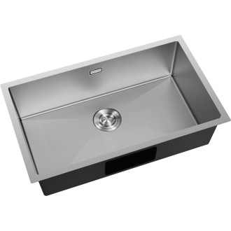 Jednodřezový ocelový dřez Mexen Trixo 750 x 440 mm, nerezová ocel HC - 6415751000-01HC