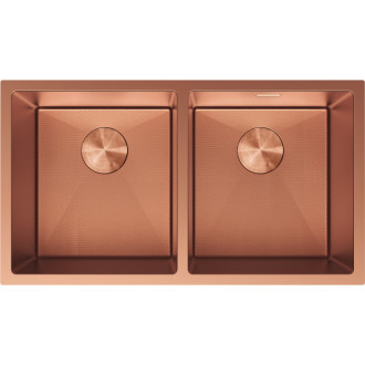 Mexen Binox ocelový dřez se 2 dřezy 800 x 450 mm, měděná HC - 6421802000-65HC
