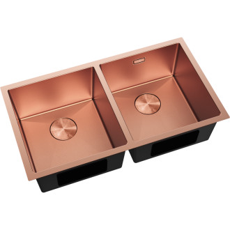 Mexen Binox ocelový dřez se 2 dřezy 800 x 450 mm, měděná HC - 6421802000-65HC