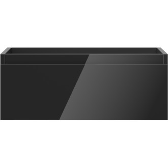 Mexen Orio szafka łazienkowa podumywalkowa 60 cm, 1 szuflada, czarna połysk - 91A10-06023-1-BF70