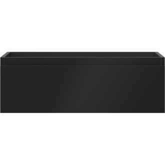 Mexen Orio szafka łazienkowa podumywalkowa 70 cm, 1 szuflada, czarna mat - 91A10-07023-1-BF71