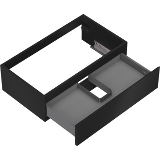 Mexen Orio koupelnová skříňka pod umyvadlo 80 cm, 1 zásuvka, matná černá - 91A10-08023-1-BF71