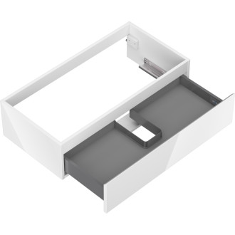 Mexen Orio koupelnová skříňka pod umyvadlo 90 cm, 1 zásuvka, lesklá bílá - 91A10-09023-1-BF00