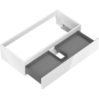 Mexen Orio koupelnová skříňka pod umyvadlo 100 cm, 1 zásuvka, lesklá bílá - 91A10-10023-1-BF00