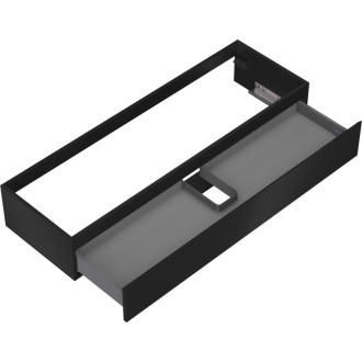 Mexen Orio koupelnová skříňka pod umyvadlo 140 cm, 1 zásuvka, matná černá - 91A10-14023-1-BF71