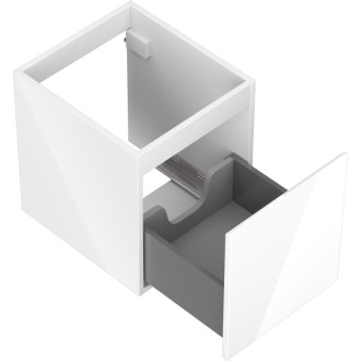 Mexen Orio koupelnová skříňka pod umyvadlo 40 cm, 1 zásuvka, lesklá bílá - 91A10-04047-1-BF00