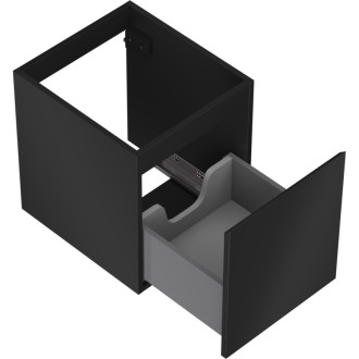 Mexen Orio szafka łazienkowa podumywalkowa 40 cm, 1 szuflada, czarna mat - 91A10-04047-1-BF71