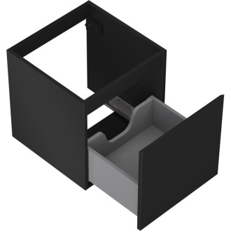 Mexen Orio szafka łazienkowa podumywalkowa 45 cm, 1 szuflada, czarna mat - 91A10-04547-1-BF71