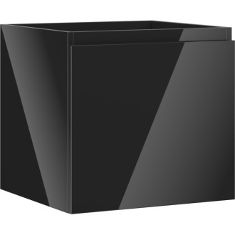 Mexen Orio koupelnová skříňka pod umyvadlo 50 cm, 1 zásuvka, lesklá černá - 91A10-05047-1-BF70