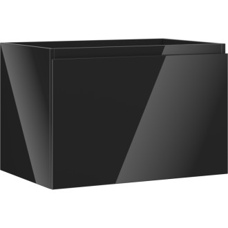 Mexen Orio koupelnová skříňka pod umyvadlo 70 cm, 1 zásuvka, lesklá černá - 91A10-07047-1-BF70