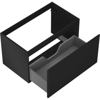 Mexen Orio koupelnová skříňka pod umyvadlo 80 cm, 1 zásuvka, matná černá - 91A10-08047-1-BF71