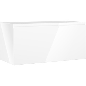 Mexen Orio koupelnová skříňka pod umyvadlo 100 cm, 1 zásuvka, lesklá bílá - 91A10-10047-1-BF00