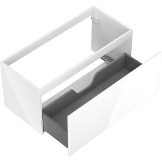 Mexen Orio koupelnová skříňka pod umyvadlo 100 cm, 1 zásuvka, lesklá bílá - 91A10-10047-1-BF00