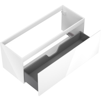 Mexen Orio koupelnová skříňka pod umyvadlo 120 cm, 1 zásuvka, lesklá bílá - 91A10-12047-1-BF00