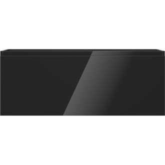 Mexen Orio szafka łazienkowa podumywalkowa 120 cm, 1 szuflada, czarna połysk - 91A10-12047-1-BF70