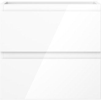 Mexen Orio koupelnová skříňka pod umyvadlo 50 cm, 2 zásuvky, lesklá bílá - 91A10-05047-2-BFF00