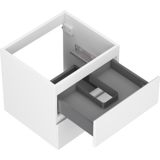 Mexen Orio koupelnová skříňka pod umyvadlo 50 cm, 2 zásuvky, matná bílá - 91A10-05047-2-BFF01