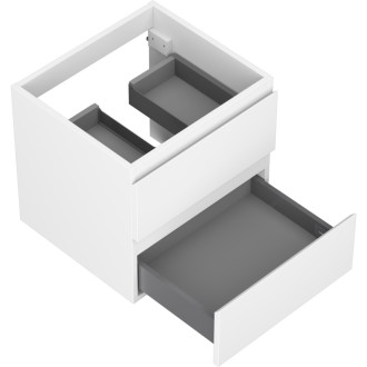 Mexen Orio koupelnová skříňka pod umyvadlo 50 cm, 2 zásuvky, matná bílá - 91A10-05047-2-BFF01