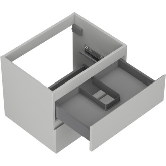 Mexen Orio koupelnová skříňka pod umyvadlo 60 cm, 2 zásuvky, matně šedá - 91A10-06047-2-BFF62