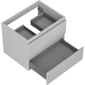 Mexen Orio koupelnová skříňka pod umyvadlo 60 cm, 2 zásuvky, matně šedá - 91A10-06047-2-BFF62