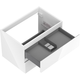 Mexen ORIO koupelnová skříňka pod umyvadlo 70, 2 zásuvky, bílá lesk 91A10-07047-2-BFF00