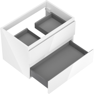 Mexen ORIO koupelnová skříňka pod umyvadlo 70, 2 zásuvky, bílá lesk 91A10-07047-2-BFF00