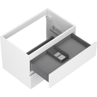 Mexen Orio koupelnová skříňka pod umyvadlo 70 cm, 2 zásuvky, matná bílá - 91A10-07047-2-BFF01