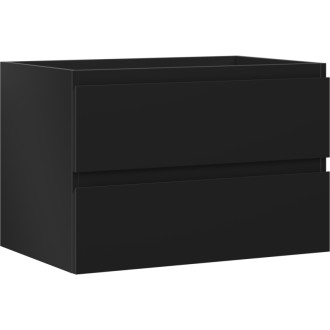 Mexen Orio koupelnová skříňka pod umyvadlo 70 cm, 2 zásuvky, matná černá - 91A10-07047-2-BFF71
