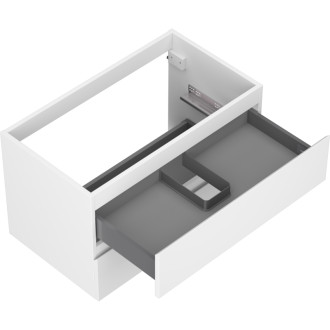 Mexen Orio koupelnová skříňka pod umyvadlo 80 cm, 2 zásuvky, matná bílá - 91A10-08047-2-BFF01